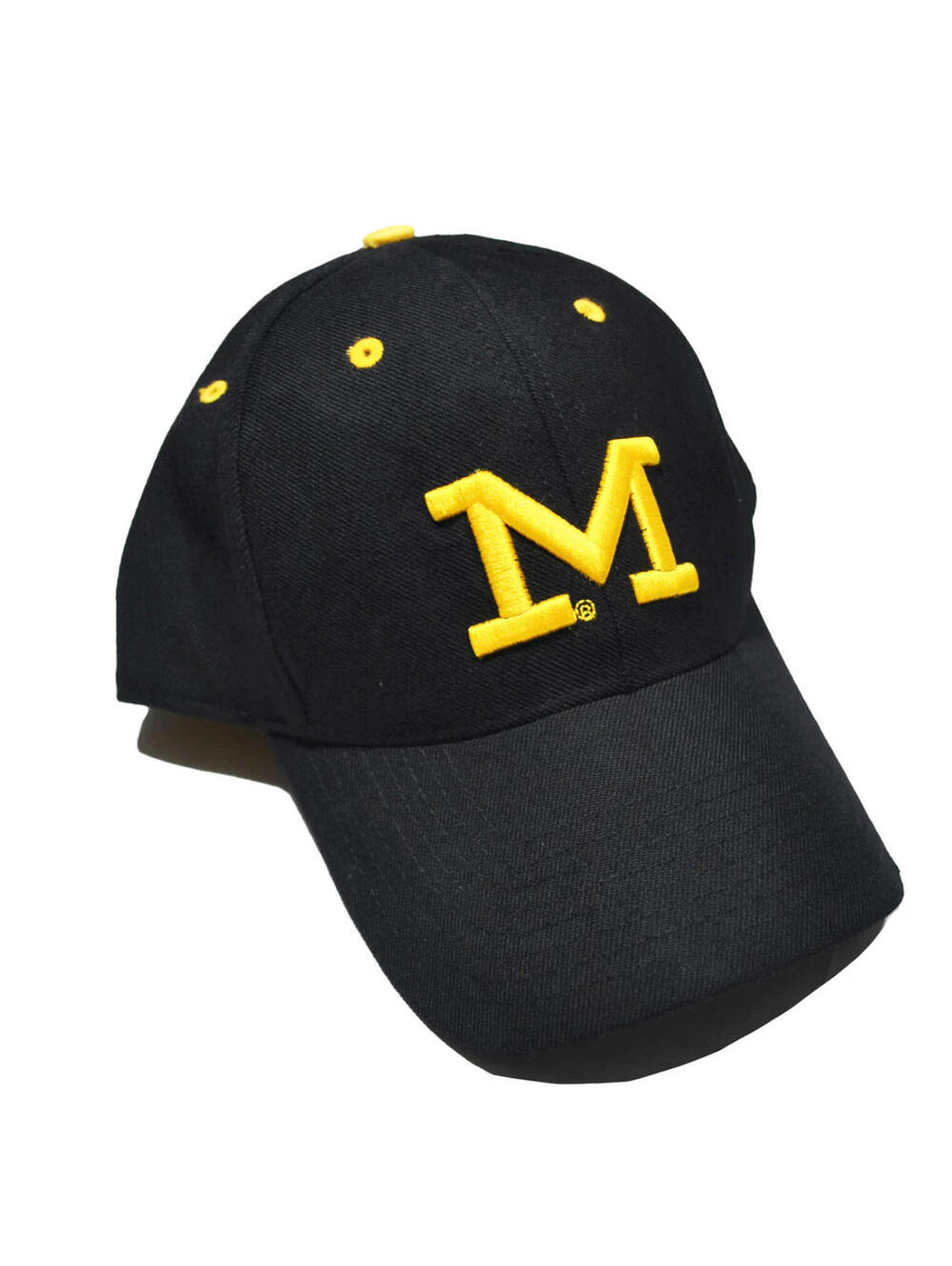 Vintage Michigan Wolverines NCAA Football Basketball Fitted Hat Size 7 1/4